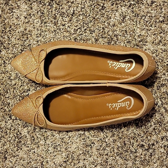 Candie's Shoes Gold Sparkle Shoes Poshmark